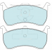Lamda 02-1109 semi metallic rear disc brake pads fit Ford Falcon AU EA EB ED EF EL XG XH Fairmont EA EB ED EF EL Fairlane NA NC NF NL LTD DA DC DF DL