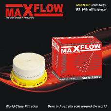 MAXFLOW® MAXTECH® M3R-2657 fuel filter for Toyota Land Cruiser VDJ200 Turbo Diesel V8 4.5L 1VD-FTV, VDJ76 78 Turbo Diesel V8 4.5L 1VD-FTV, VDJ79 Turbo Diesel V8 4.5L 1VD-FTV, Land Cruiser Sahara VDJ200R Turbo Diesel V8 4.7L 2UZ-FE DTFI 4WD
