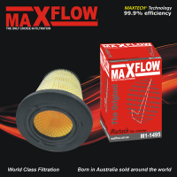 MAXFLOW® MAXTECH® M1-1495 air filter for Nissan Navara D22 Turbo Diesel 4 Cyl 2.5L YD25, D22 Series 3 Turbo Diesel 4 Cyl 3.0L ZD30