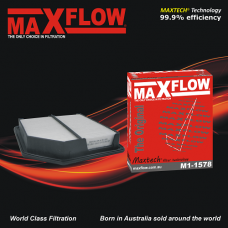 MAXFLOW® MAXTECH® M1-1578 air filter for Honda Civic FD15 Sedan Diesel 1.8L R18A MPFI DOHC 16V, Honda Civic FK Hatch Petrol 1.8L R18A2, Honda Civic Series 40 1.8L