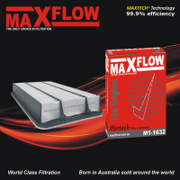 MAXFLOW® MAXTECH® M1-1632 air filter for Toyota Hiace KDH201R, KDH221R, KDH223R, TRH201R, TRH221R, TRH223R