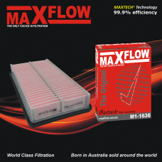 MAXFLOW® MAXTECH® M1-1636 air filter for Mazda 6 GG1032, Mazda CX-7 2.3 MZR DISI Turbo (ER), 2.5 MZR (ER)