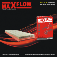 MAXFLOW® MAXTECH® M1-1640 air filter for Audi A3 8P1, 8PA Sportback, TT II 8J3, TT II 8J9 Roadster, Seat Leon II 1P1, Toledo III 5P2, Skoda Octovia 1Z, Volkswagen EOS
