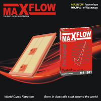 MAXFLOW® MAXTECH® M1-1841 air filter for Audi A1 8X, A1 8XA Sportback, A3 8V, A3 8V7 Cabriolet, A3 8VA Sportback, A3 8VS Limousine, Q3, Seat Ibiza V 6J5, Ibiza V Sportcoupe 6J1, Ibiza V ST 6J8, Leon II 5F, 5F5, 5F8, Skoda Octavia, Volkswagen Golf, Polo