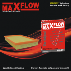 MAXFLOW® MAXTECH® M1-431 air filter for Ford Falcon, EA, EB, ED, NA, NC, NF, NL, XG, XH