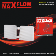 MAXFLOW® MAXTECH® M4-299 cabin filter for BMW X3 F25, X4 F26 N20B16A, N20B20A, N52B30A, N55B30A, N47D20C, B47D20A, N57D30A, N57D30B, WITHOUT AUTOMATIC CLIMATE CONTROL