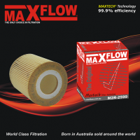 MAXFLOW® MAXTECH® M2R-2599 oil filter for Volvo C70, Cross Country 5 Door Wagon, S40, S60, S70, S80, V40, V70, XC70, XC90