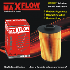 MAXFLOW® MAXTECH® M2R-2614 oil filter BMW 5 E34, E39, BMW 7 E32, E38, BMW 8 E31, X5 E53, Z8