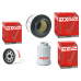 MAXFLOW® MAXTECH® MFK12 air fuel oil filter service kit for Mazda BT50 DX 2.5L WL-AT, 2.5L MZR-CD, DX  3.0L WE-AT Turbo Diesel