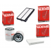 MAXFLOW® MAXTECH® MFK186 air cabin oil filter service kit for Honda Accord 9th Gen Petrol V6 3.5L J35Y3