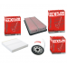 MAXFLOW® MAXTECH® MFK193 air cabin oil filter service kit for BMW X3 F25, X4 F26 xDrive 35i 3.0L 225kw N55B30A Without Automatic Climate Control