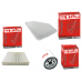 MAXFLOW® MAXTECH® MFK43 Air cabin oil filter service kit for Toyota RAV4 ACA33 ACA38R, Rukus AZE151R, Tarago ACR50R