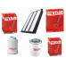 MAXFLOW® MAXTECH® MFK65 air fuel oil filter service kit for Mitsubishi Pajero NS Di-D Turbo Diesel 3.2L 4M41, NT Turbo Diesel 3.2L 4M41, NW Turbo Diesel 3.2L 4M41
