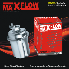 MAXFLOW® MAXTECH® M3-317 fuel filter for Hyundai Excel X3, S-Coupe, Mitsubishi Cordia GSR AA, AB, AC