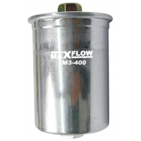 MAXFLOW® MAXTECH® M3-400 fuel filter for Alfa Romeo 164, Audi 80, Cabriolet 80, A4, A6, Allroad, S4, S6, S8, Fiat Croma, Saab 900, Volkswagen Passat, Volvo 240, 244, 245, 260, 264, 265, 440, 760