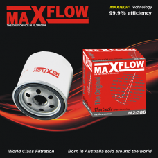MAXFLOW® MAXTECH® M2-386 oil filter for Daihatsu Charade, Feroza, Mira, Geely MK, Holden Apollo, Nova, Suzuki Alto, Toyota Camry, Carina, Celica, Corolla, Corona, Echo, MR2, MRS, Paseo, Prius, Prius C, RAV4, SAI, Sera, Sprinter, Starlet, Townace, Yaris