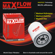 MAXFLOW® MAXTECH® M2-312 oil filter for Daihatsu, Hino, Mitsubishi (multiple vehicles)