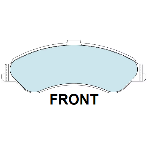Front & Rear Disc Brake Pad Set Semi Metallic  Ford Falcon AU AUII, Replaces Bendix DB1375 DB1376https://ccpg.com.au online auto parts store, free delivery Australia wide