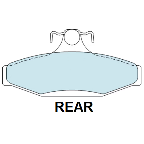 Front & Rear Disc Brake Pad Set Semi Metallic  Ford Falcon AU AUII, Replaces Bendix DB1375 DB1376https://ccpg.com.au online auto parts store, free delivery Australia wide